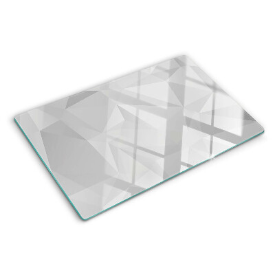 Szklana deska do krojenia Geometria w odcieniach szarości