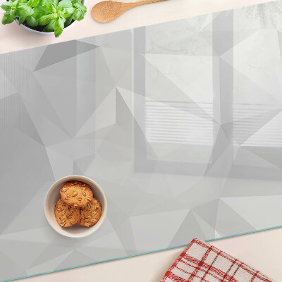 Szklana deska do krojenia Geometria w odcieniach szarości