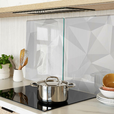 Szklana deska do krojenia Geometria w odcieniach szarości