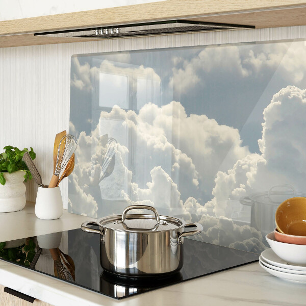 Deska kuchenna szklana Chmury na niebie