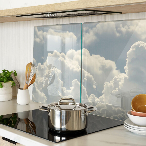 Deska kuchenna szklana Chmury na niebie