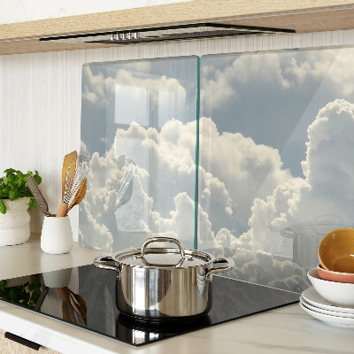 Deska kuchenna szklana Chmury na niebie