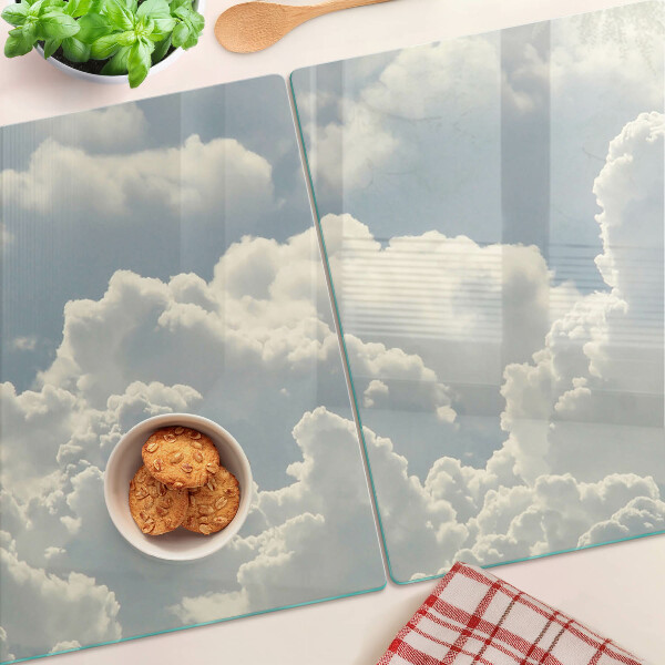 Deska kuchenna szklana Chmury na niebie