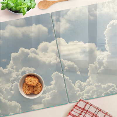 Deska kuchenna szklana Chmury na niebie