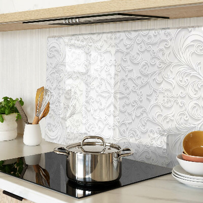 Szklana deska do krojenia Wzór kwiatowy z falami