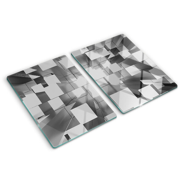 Snijplanken van glas Abstracte geometrische vormen