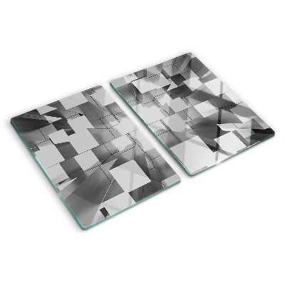 Szklana deska do krojenia Abstrakcyjne geometryczne kształty