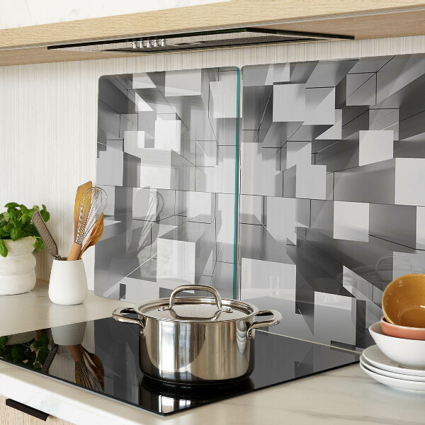 Szklana deska do krojenia Abstrakcyjne geometryczne kształty