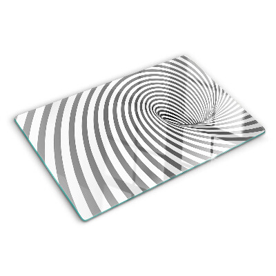 Deska kuchenna szklana Motyw spirali optycznej