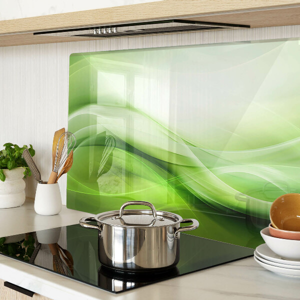 Szklana deska do krojenia Zielone fale i gradienty