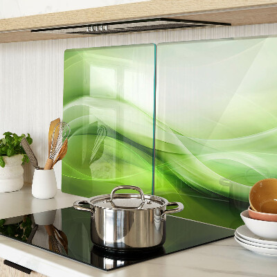 Szklana deska do krojenia Zielone fale i gradienty