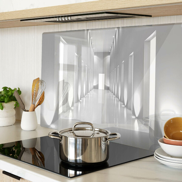 Szklana deska kuchenna Abstrakcyjny labirynt świetlny