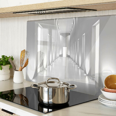 Szklana deska kuchenna Abstrakcyjny labirynt świetlny