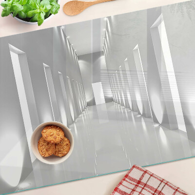 Szklana deska kuchenna Abstrakcyjny labirynt świetlny