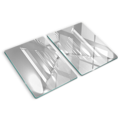 Snijplanken glas Abstracte lichtdoolhof