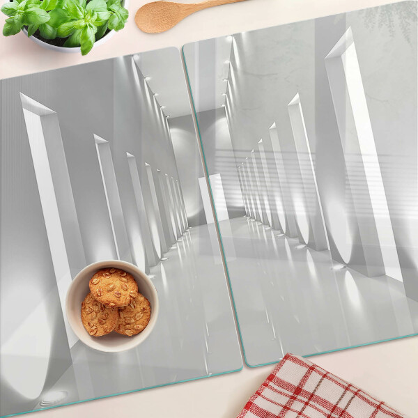 Snijplanken glas Abstracte lichtdoolhof