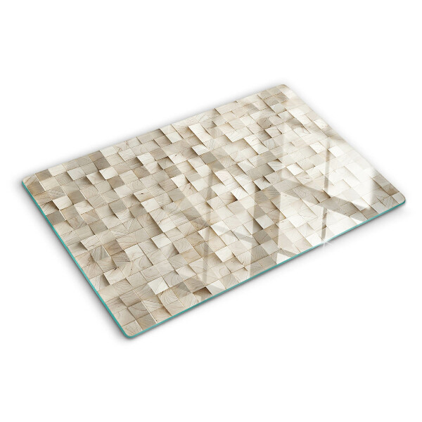 Snijplanken glas Mozaïekmotief in neutrale tinten