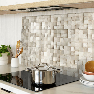 Snijplanken glas Mozaïekmotief in neutrale tinten