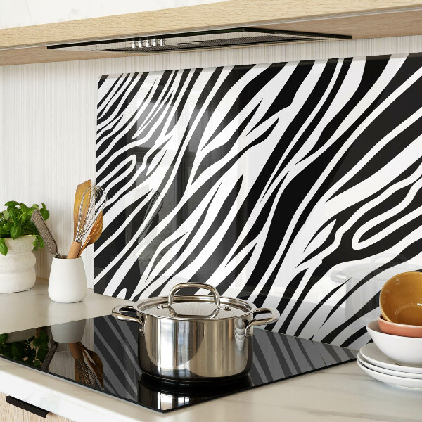 Snijplanken glas Zebrapatroon