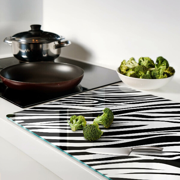 Szklana deska kuchenna Wzór zebry