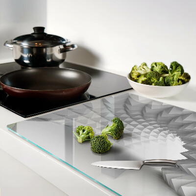 Deska kuchenna szklana Geometryczny wzór 3D