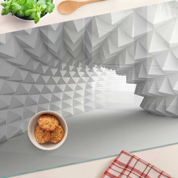 Deska kuchenna szklana Geometryczny wzór 3D