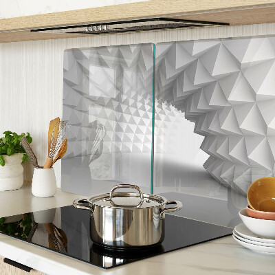Deska kuchenna szklana Geometryczny wzór 3D