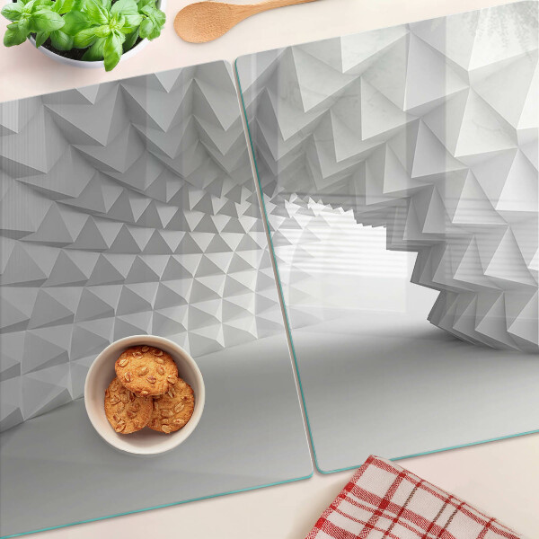 Deska kuchenna szklana Geometryczny wzór 3D