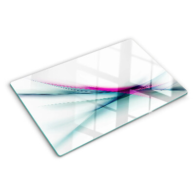 Snijplanken glas Abstracte kleurgolven