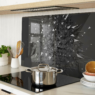 Snijplanken van glas Abstract geometrisch patroon