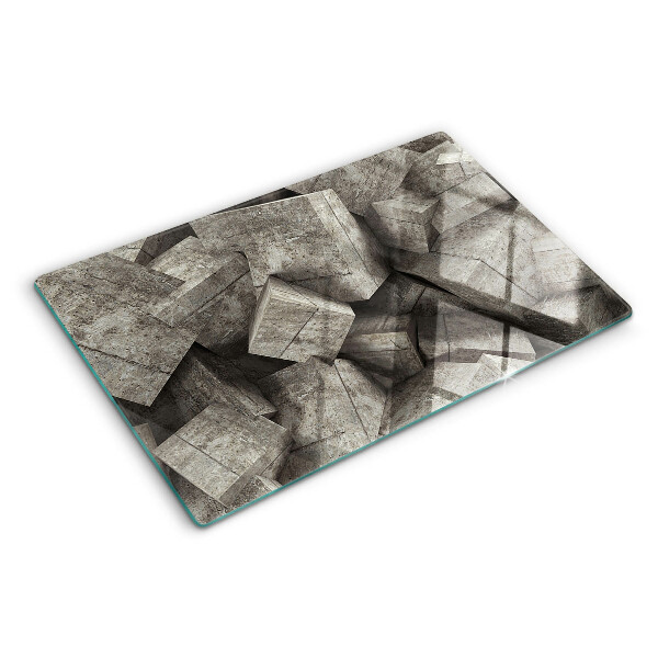 Deska kuchenna szklana Abstrakcyjne geometryczne kształty