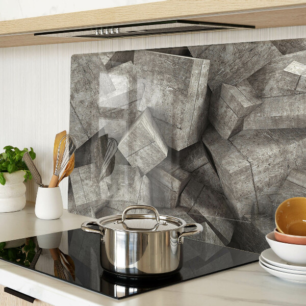 Deska kuchenna szklana Abstrakcyjne geometryczne kształty