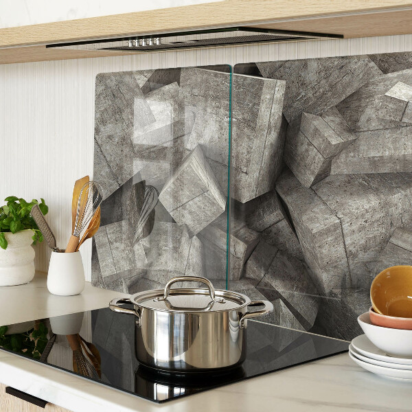 Deska kuchenna szklana Abstrakcyjne geometryczne kształty