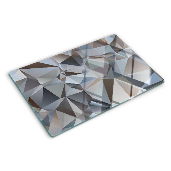 Snijplanken van glas Diamantgeslepen patroon