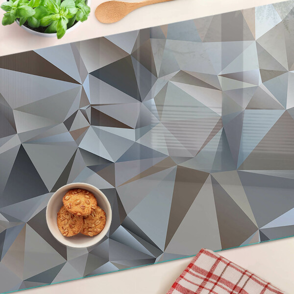 Snijplanken van glas Diamantgeslepen patroon