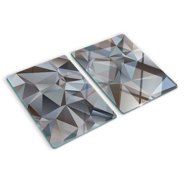 Szklana deska kuchenna Wzór diamentowych szlifów