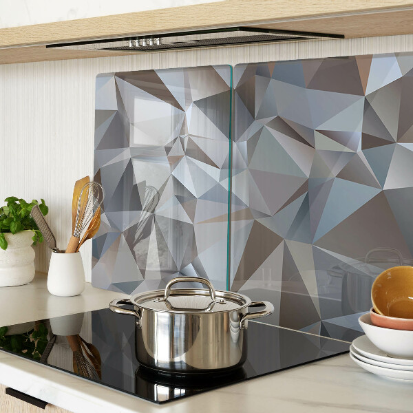 Szklana deska kuchenna Wzór diamentowych szlifów