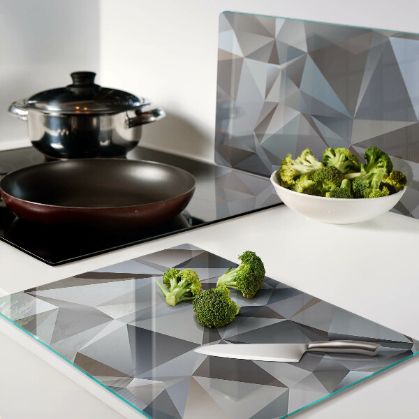 Szklana deska kuchenna Wzór diamentowych szlifów