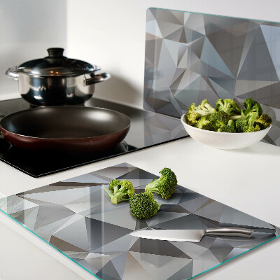 Szklana deska kuchenna Wzór diamentowych szlifów