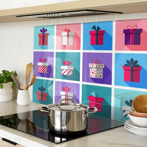 Glazen snijplanken Cadeaumotieven in diverse kleuren