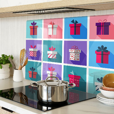 Glazen snijplanken Cadeaumotieven in diverse kleuren