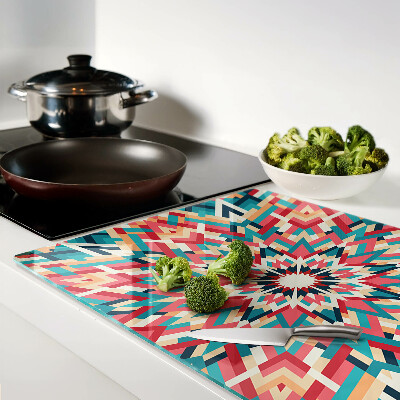 Szklana deska kuchenna Wielobarwna mandala