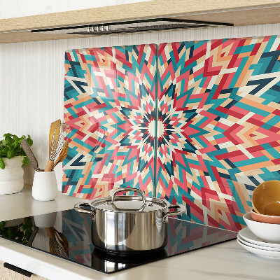 Szklana deska kuchenna Wielobarwna mandala