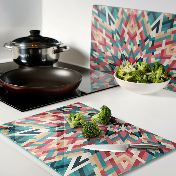 Szklana deska kuchenna Wielobarwna mandala