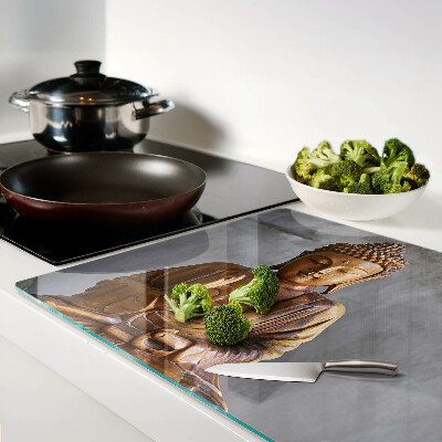 Szklana deska do krojenia Buddha w medytacji