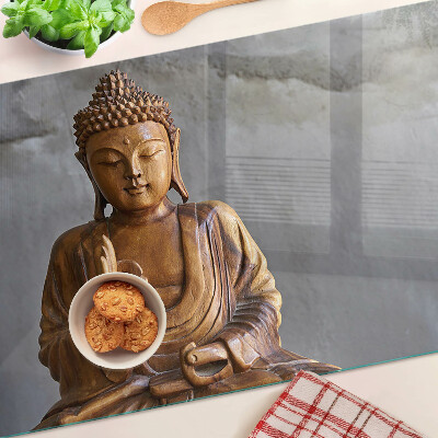 Szklana deska do krojenia Buddha w medytacji