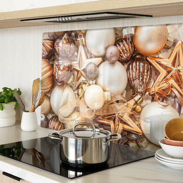 Snijplanken van glas Kerstversieringen en kerstballen