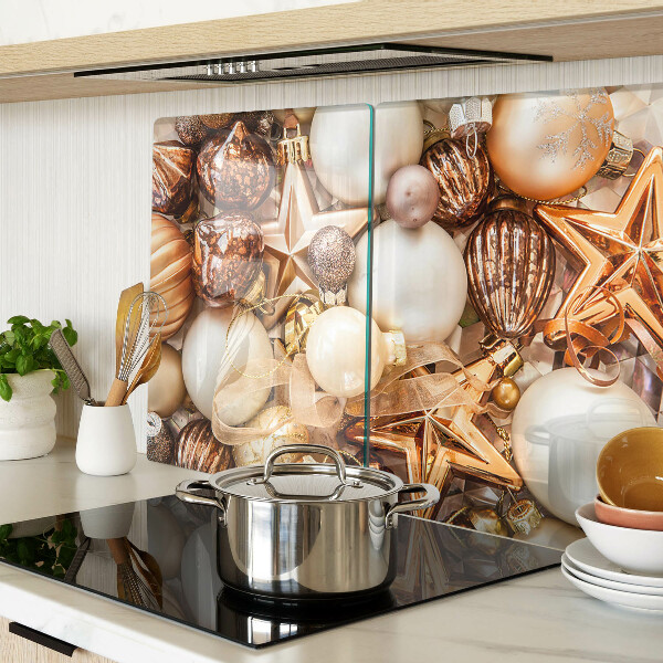 Snijplanken van glas Kerstversieringen en kerstballen