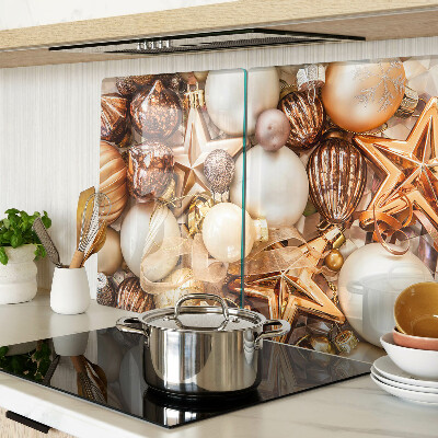 Snijplanken van glas Kerstversieringen en kerstballen