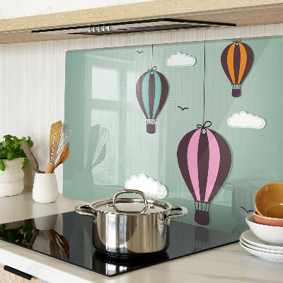 Szklana deska do krojenia Balony na gorące powietrze
